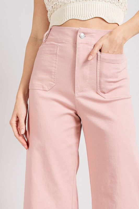 Soft Washed Wide Leg Pants