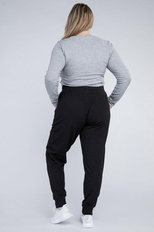 Plus-Size Jogger Pants