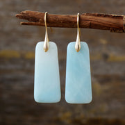 Natural Stone Geometric Shape Earrings | AS | L.Z., Ship From Overseas | Trendsi