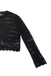 Mesh Knit Crop