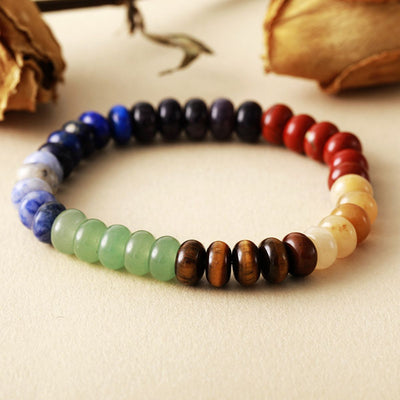 Contrast Natural Stone Bead Bracelet | AS | L.Z., Ship From Overseas | Trendsi