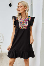 Black Boho Dress | Roman, Ship From Overseas | Trendsi