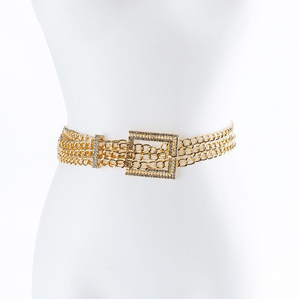 CHAIN FASHION BELT | AS | Chain belt, Classic belts, Dress belt, Fashion belts, Going out belt, Gold belt, Night out belts, Rhinestone belt, Silver belts, Waist belts, Wide belts | Bella Chic