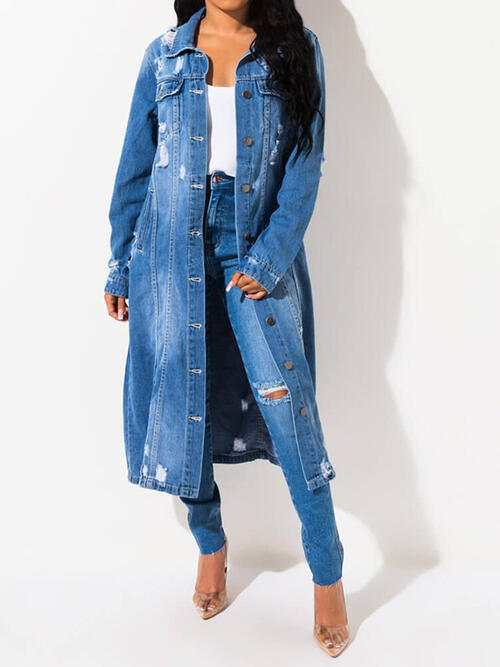 Denim Shacket Goddess Life & Style Shop