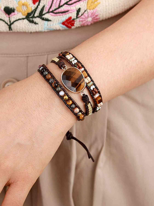 Geometrical Shape Triple-Layer Bracelet Goddess Life & Style Shop