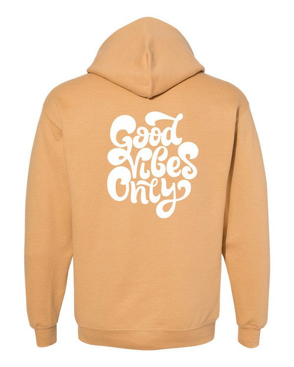 Good Vibes Only Sunset Hoodie Sweatshirt Goddess Life & Style Shop