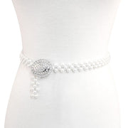 OVAL BUCKLET PEARL BELT Goddess Life & Style Shop