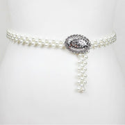 OVAL BUCKLET PEARL BELT Goddess Life & Style Shop