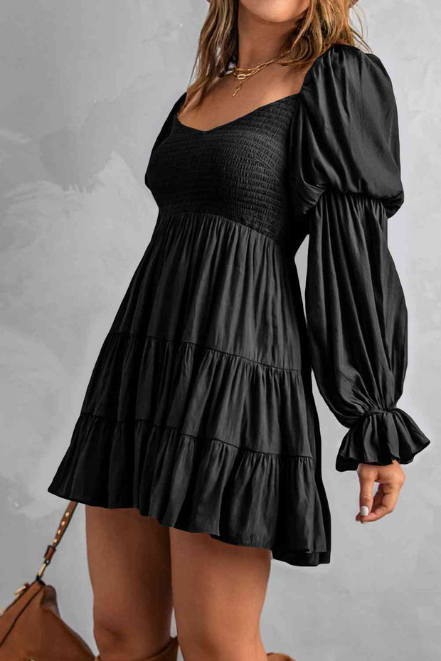 Off-Shoulder Tiered Mini Dress - Modern Bohemian Style Goddess Life & Style Shop