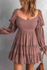 Off-Shoulder Tiered Mini Dress - Modern Bohemian Style Goddess Life & Style Shop