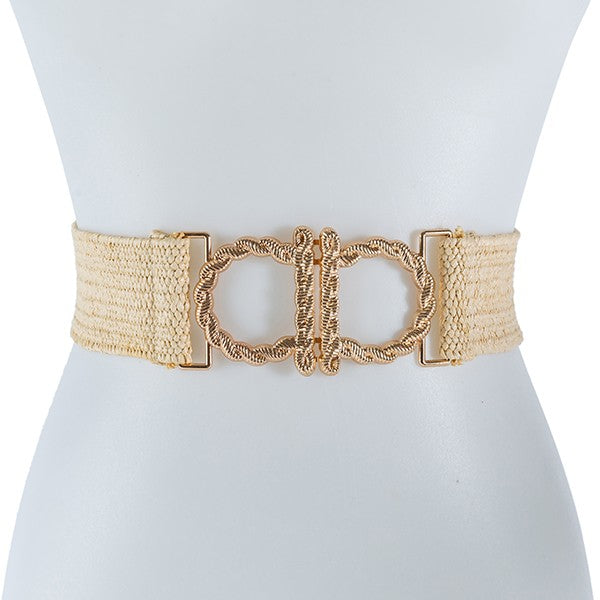 STRAW FASHION ONE SIZE BELT | AS | Bohemian belt, Boho belts, Chic accessory, Dress belt, Raffia belts, Straw belt, Straw fashion belts, Stretchy belts, Summer accessory, Unique belt, Waist belts, Wide belts | Bella Chic