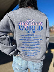 Self Love World Tour Sweatshirt Goddess Life & Style Shop