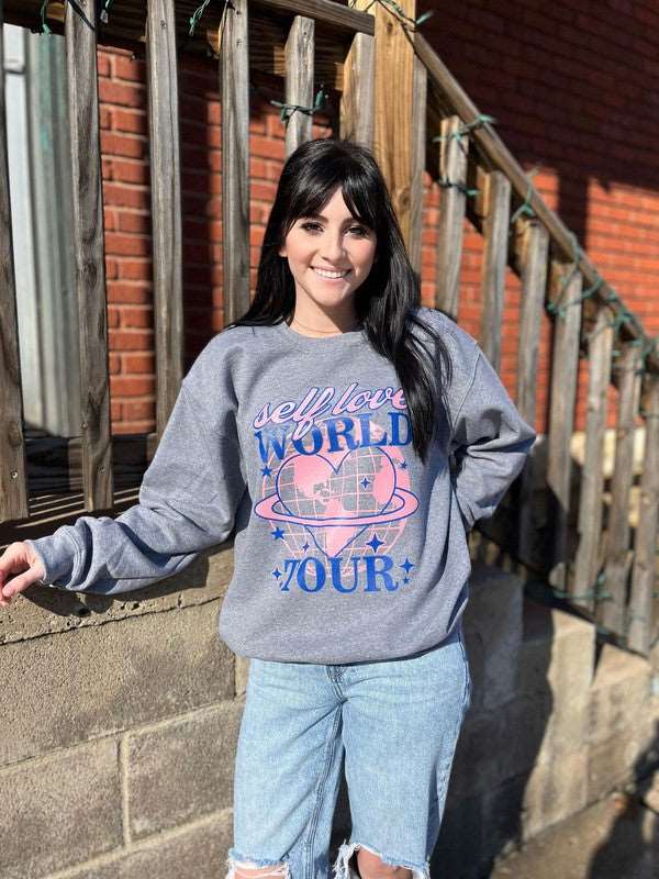 Self Love World Tour Sweatshirt Goddess Life & Style Shop