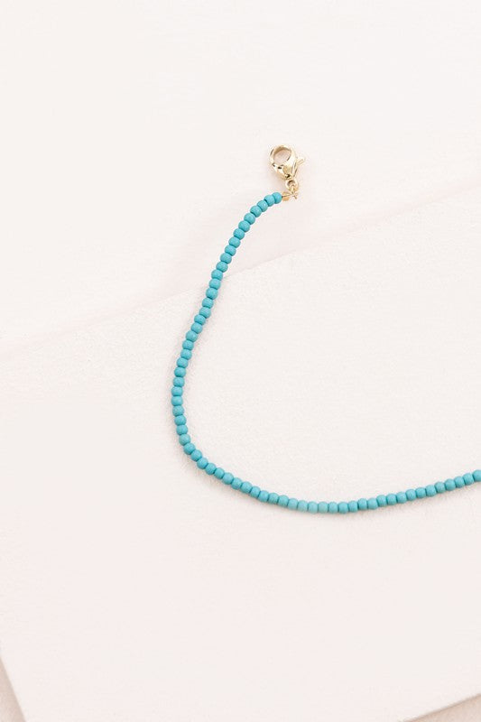 Turquoise Beaded Anklet Goddess Life & Style Shop