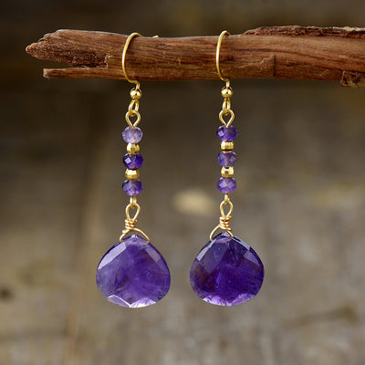 Natural Stone Bead Shape Earrings | AS | L.Z., Ship From Overseas | Trendsi