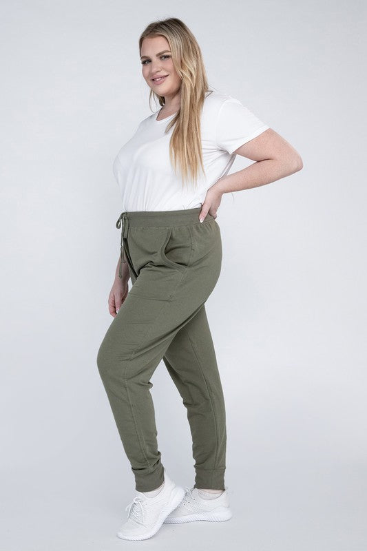 Plus-Size Jogger Pants