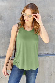 Basic Bae Bamboo Full Size Round Neck Tank | Basic Bae, Ship From Overseas | Trendsi